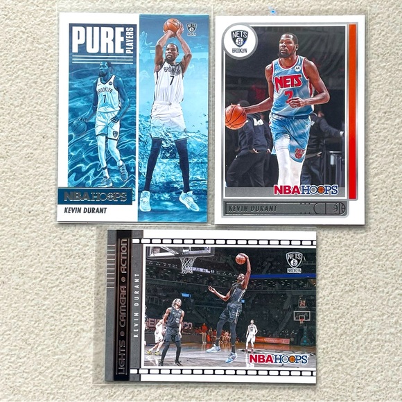 KEVIN DURANT Basketball Card Lot Of 3ea Panini NBA Hoops - Picture 1 of 2